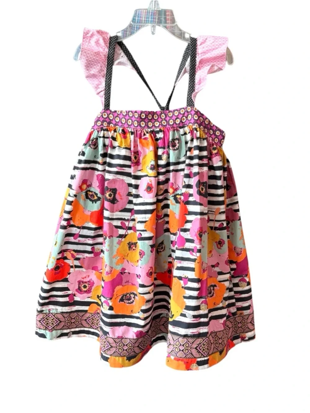 Matilda Jane Platinum Kids Sleeveless 100% Cotton Dress SZ 10